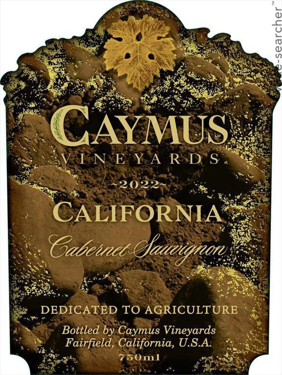 2017 Caymus Vineyards Special Selection Cabernet Sauvignon, Napa