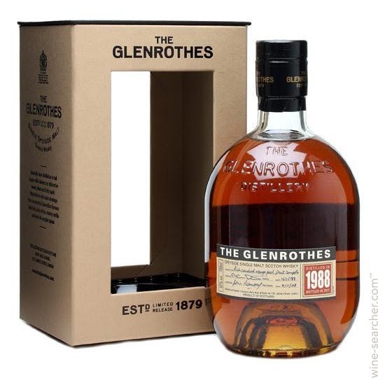 1975 The Glenrothes Vintage Single Malt Scotch Whisky, Speyside