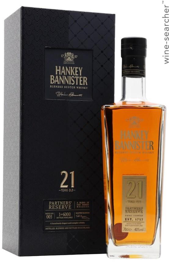 Hankey Bannister Partners' Reserve 21 Year Old Blended Scotch