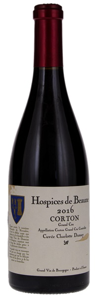 2016 Hospices de Beaune Corton Cuvee Charlotte Dumay elevage