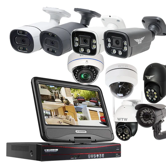 WTW 塚本無線 防犯カメラ 屋外 poe 工事不要 家庭用 2台 セット 1TB