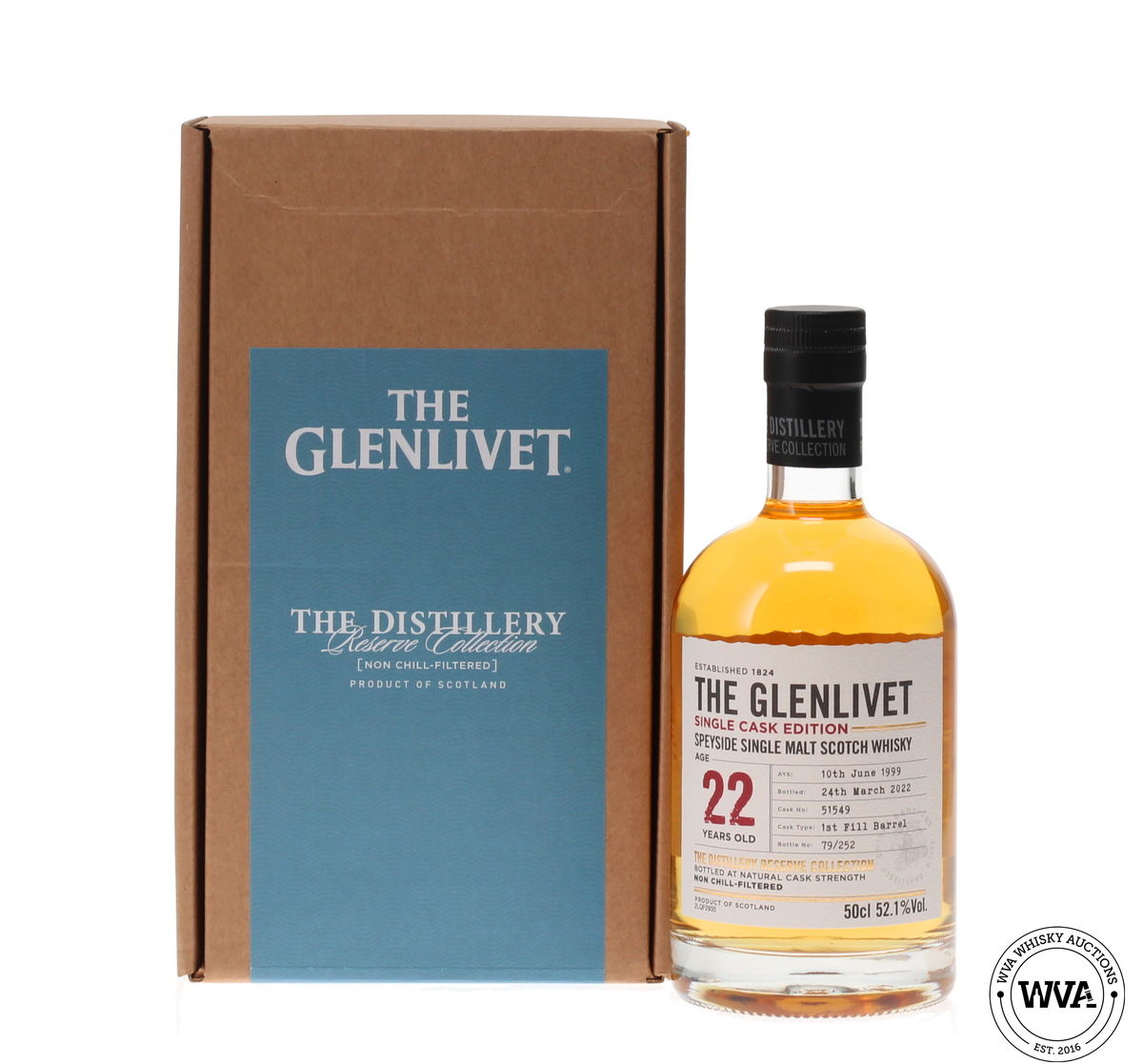 GLENLIVET 22years Reserve collection 空瓶Auction Lot on WVA Whisky