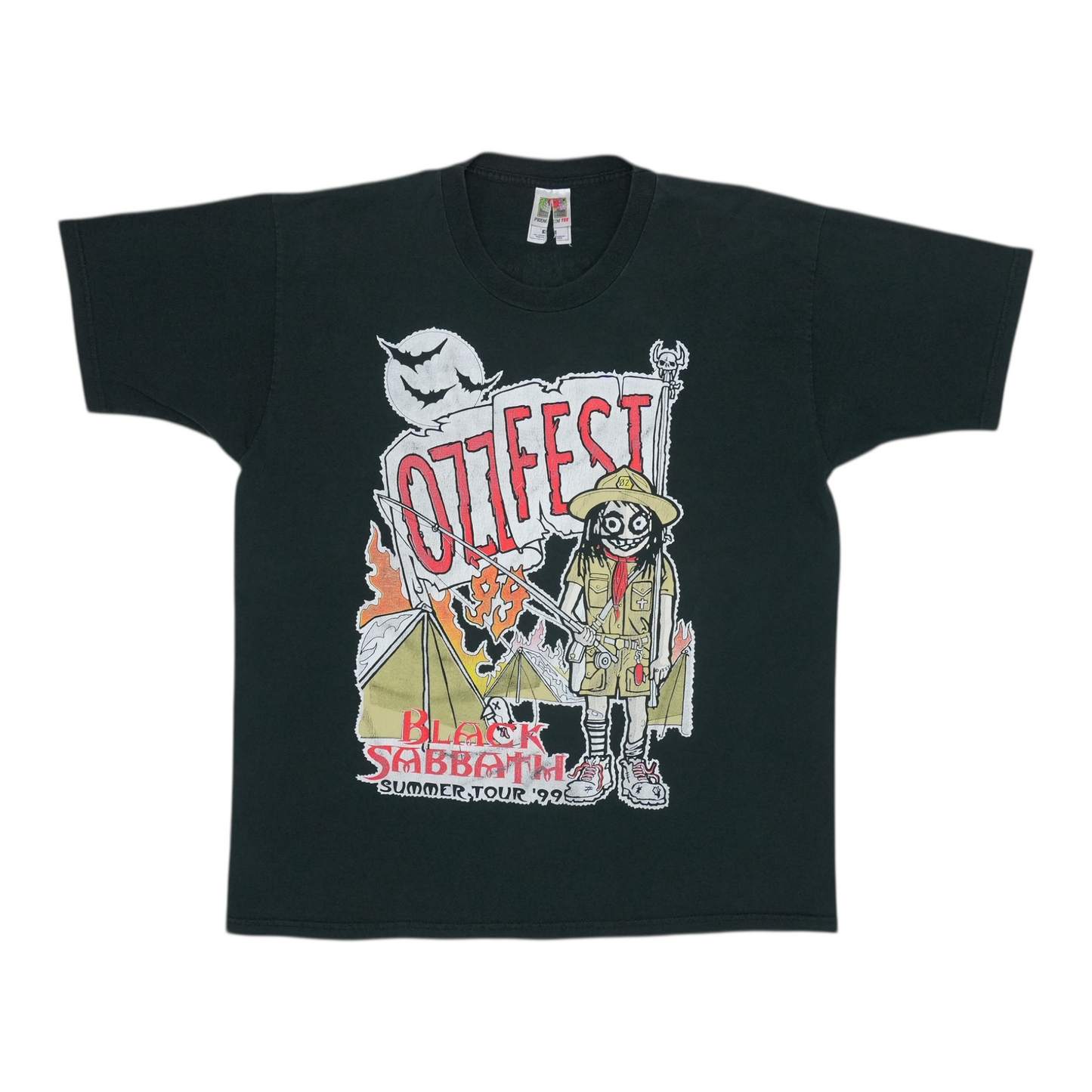 1999年ozzfestオズフェスオズボーンロックTツアーTヴィンテージT 1999