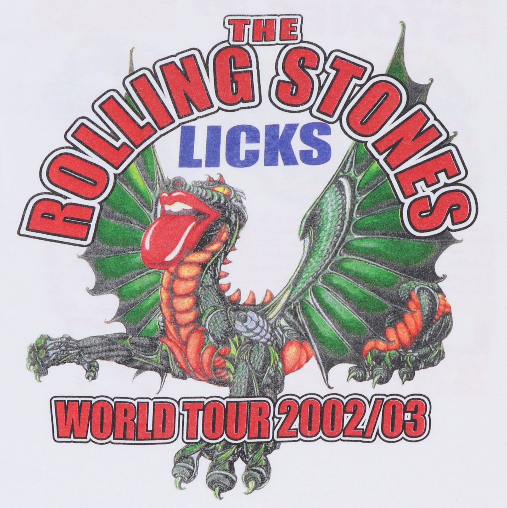 2003 Rolling Stones Licks World Tour Shirt – WyCo Vintage