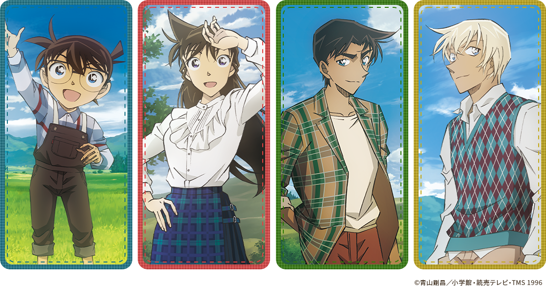 名探偵コナン トムス カントリー 安室透 降谷零 缶バッジ4個セット 名