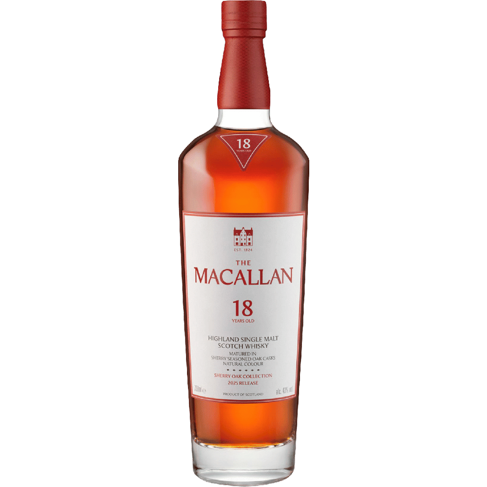 Macallan 18 Year Sherry Oak Single Malt Scotch | Total Wine & More