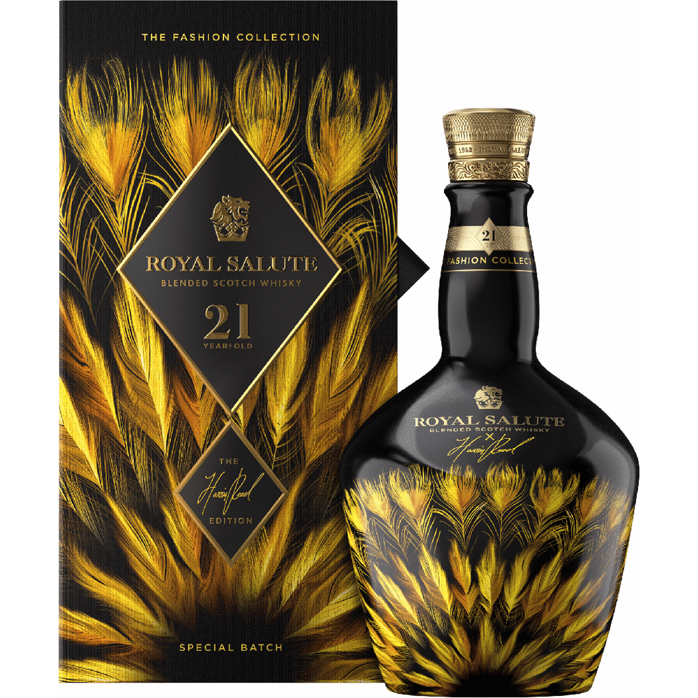 Chivas Royal Salute 21 Year Old Harris Reed Gold Edition Scotch