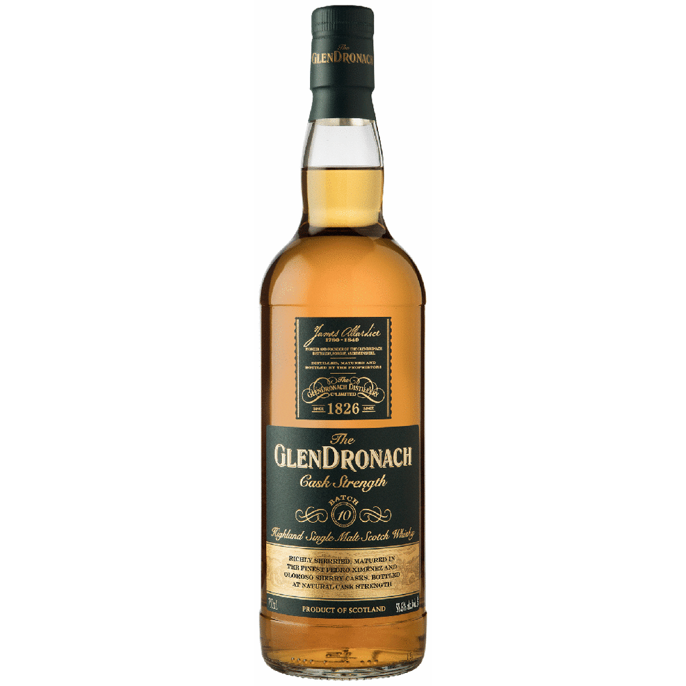 Glendronach Cask Strength Batch 10 Single Malt Scotch | Total Wine