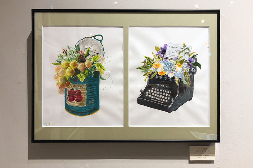 ポストカード〔アート タッチ〕 MARU 花柄｜タッチアンドフロー