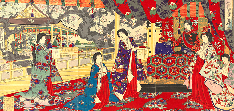 楊洲周延 作 「倭錦春乃寿」／ホームメイト