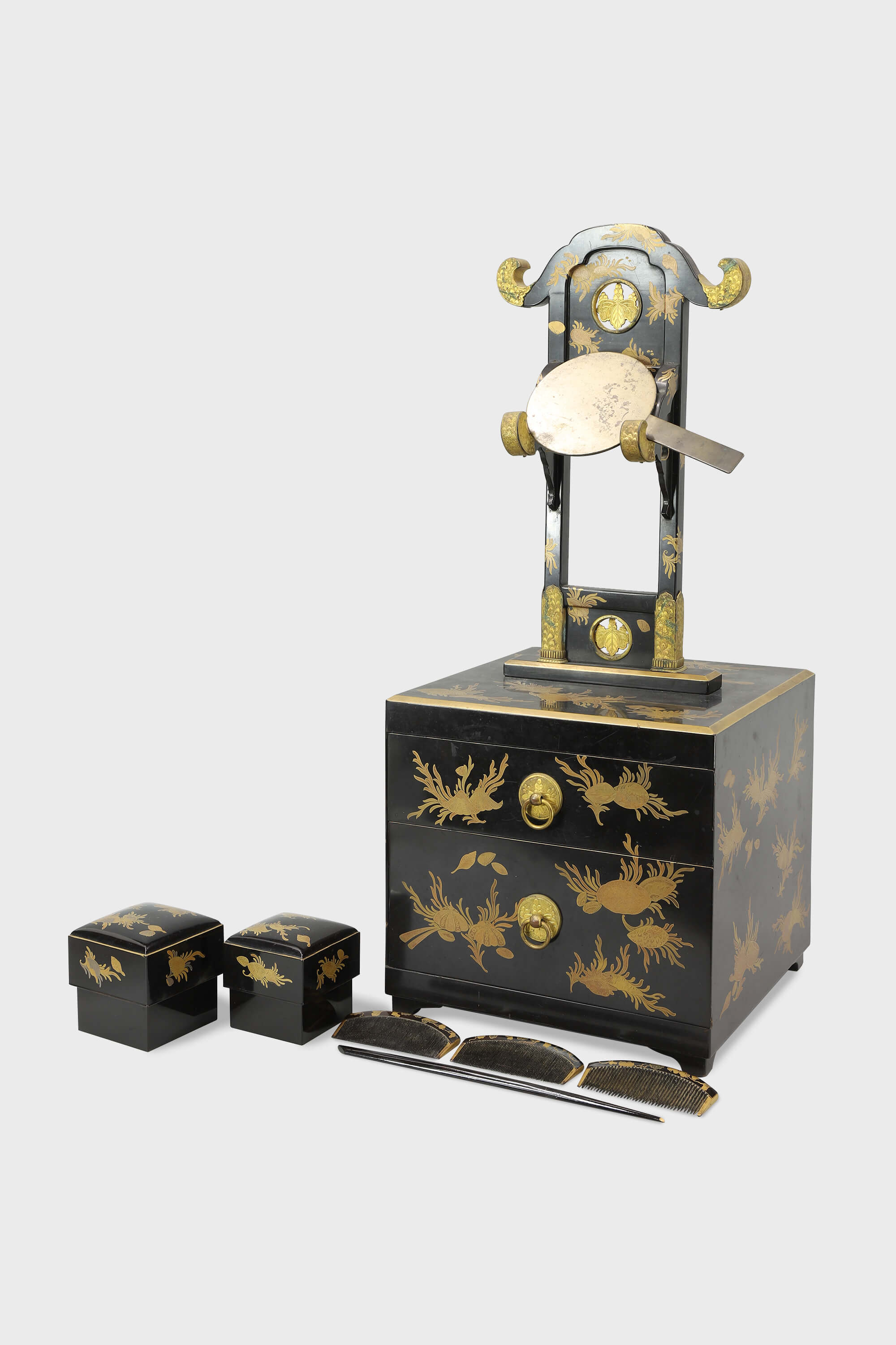 貝藻蒔絵鏡台／ホームメイト