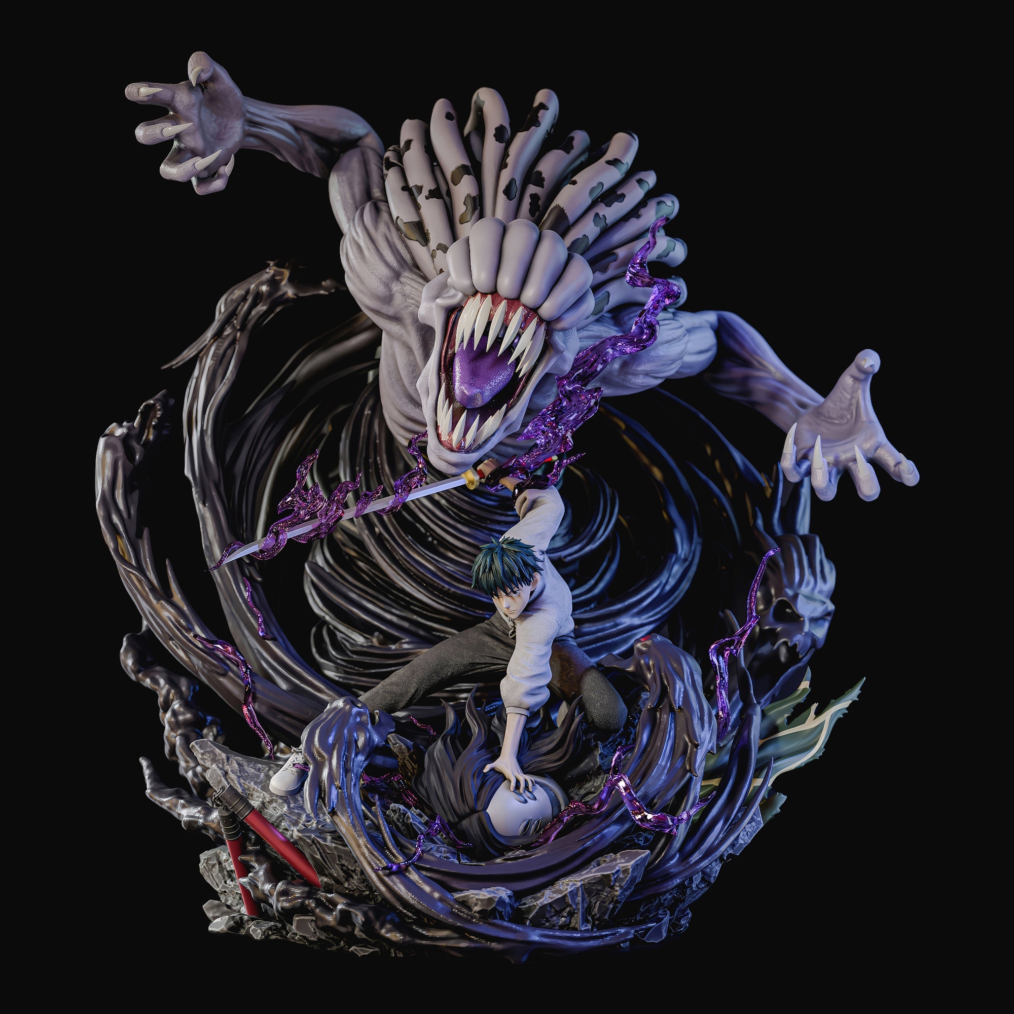 乙骨憂太＆特級過呪怨霊祈本里香 1/7スケールフィギュア