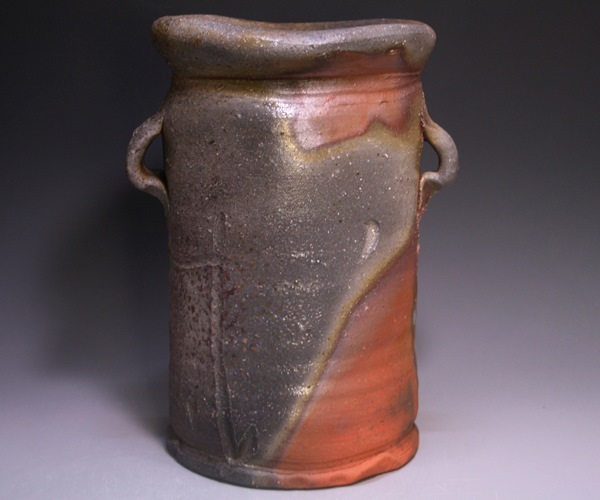 古美術品金重陶陽備前火入れ