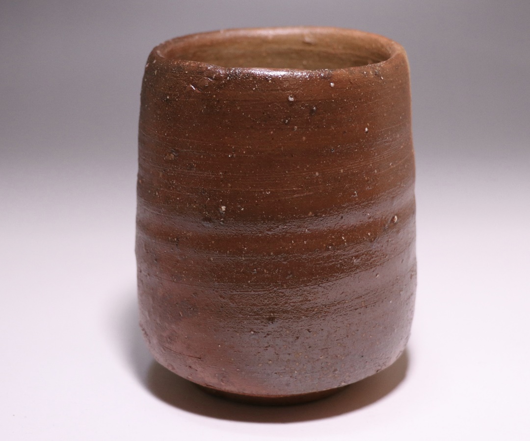 花】備前焼 人間国宝 金重陶陽作 備前徳利 花瓶 薮内家十二代猗