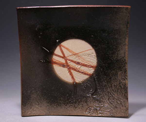 馬場隆志 作 「備前黒角皿」 ～備前焼専門卸小売店 川口陶楽苑～