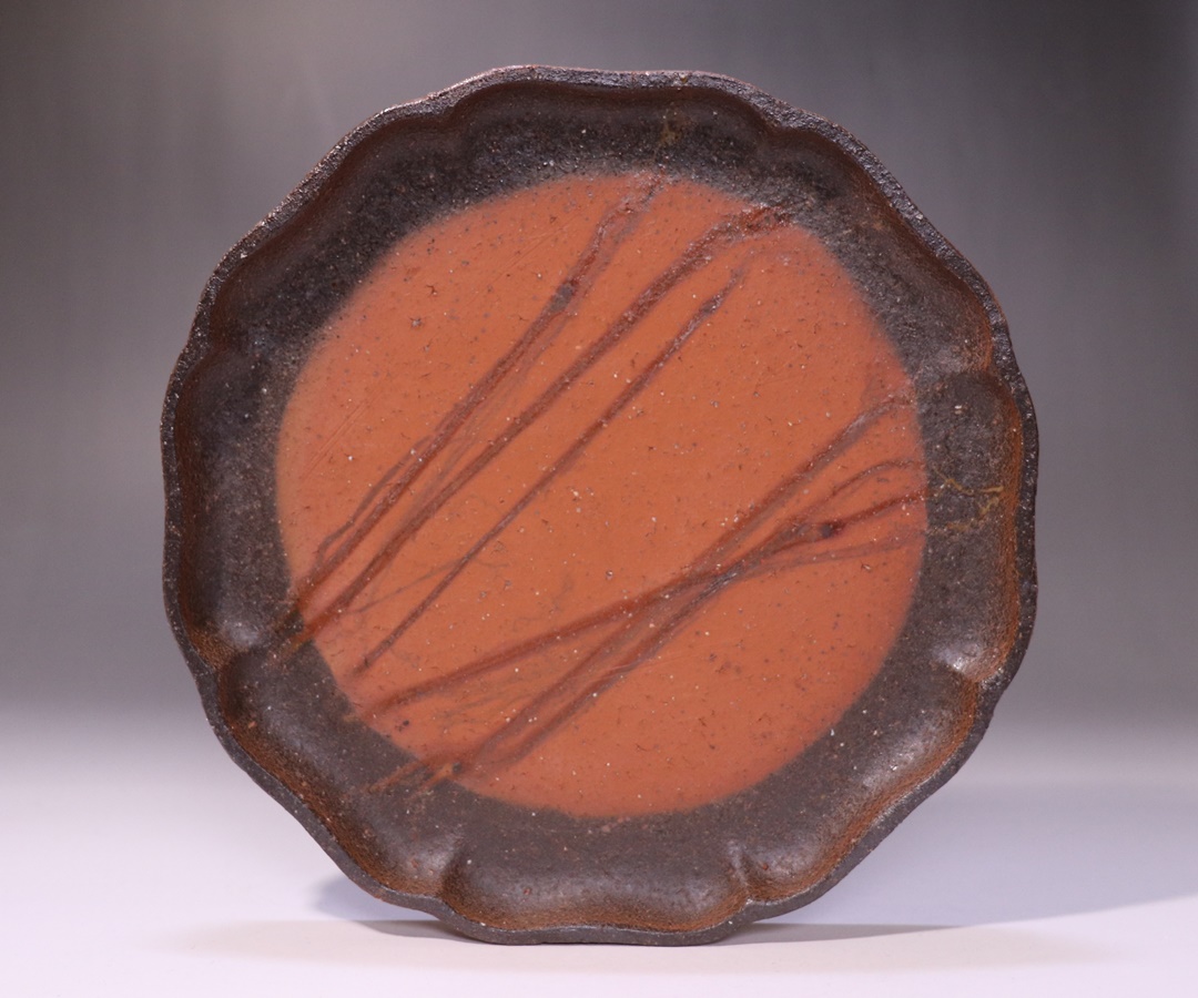 中原幸治 作 「備前輪花皿」 ～備前焼専門卸小売店 川口陶楽苑～