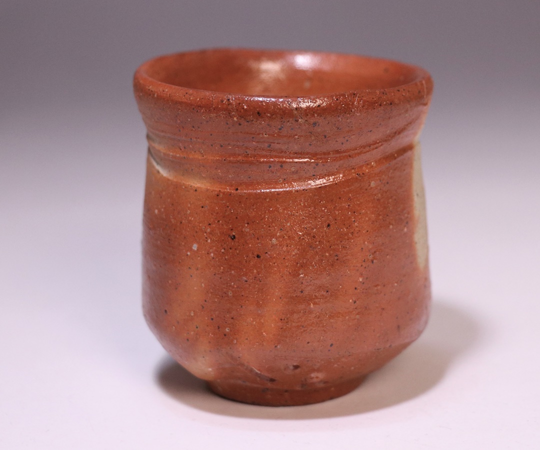 備前焼 小川壮一作 しのぎ杯 お値下げしました。