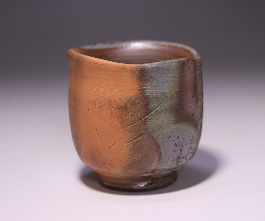 松田華山 作 「備前酒呑」 ～備前焼専門卸小売店 川口陶楽苑～