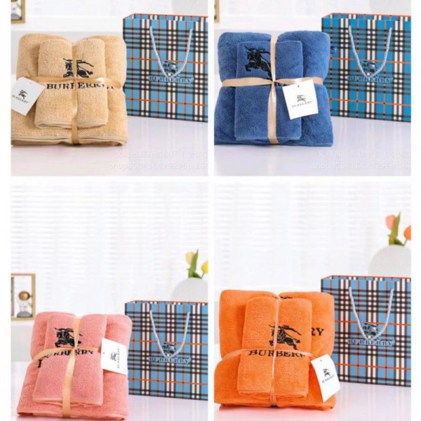 バーバリーburberryタオル騎士フェイスタオル熊ブランド肌触り 吸水性