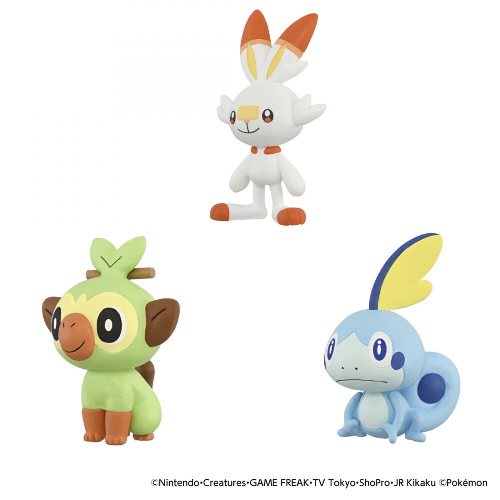 予約受付商品】ポケモン30周年記念 モンコレ旅立ちの3匹セット ガラル