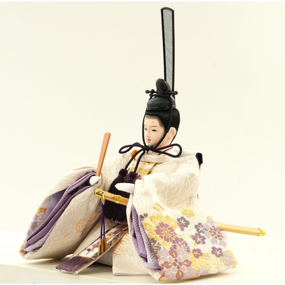 雛人形】親王飾り「金彩桜木目調」（605883）ひな人形 ひな祭り お雛様