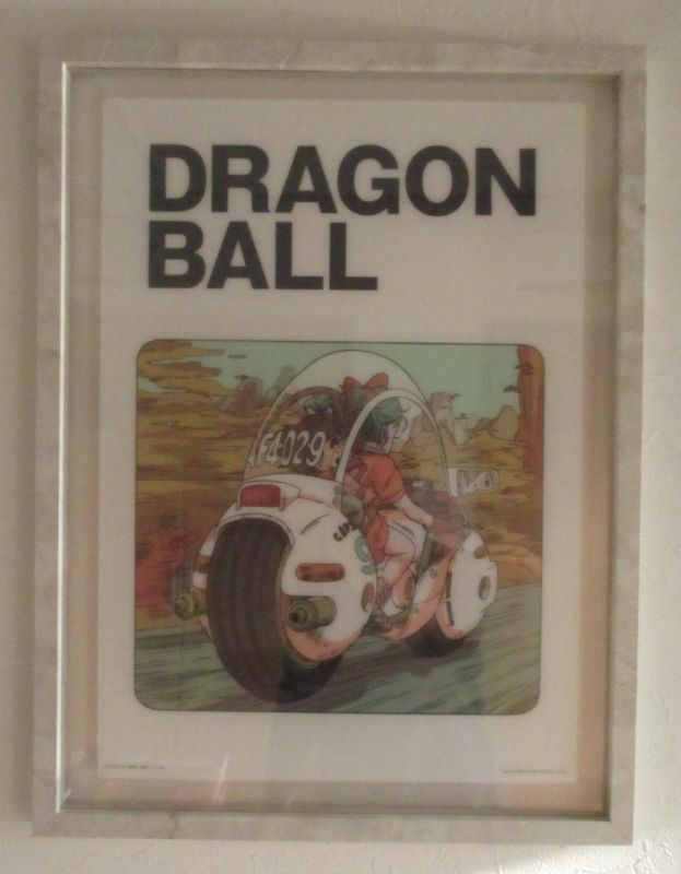 ドラゴンボール ブルマと悟空 アートポスター(プラ製) 鳥山明 激レア