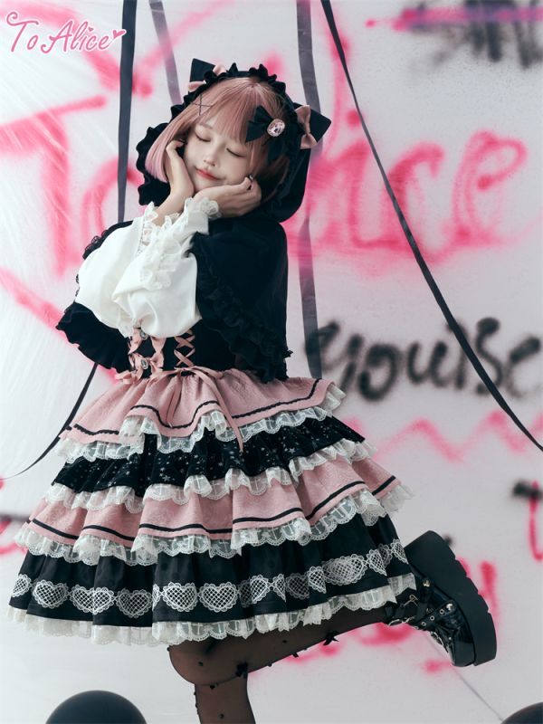 ToAlice】L1357 ウィッチキャットフリルケープ - To Alice