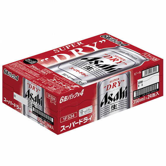 アサヒビール］アサヒスーパードライ350ml缶 24本入り - 東武の食品