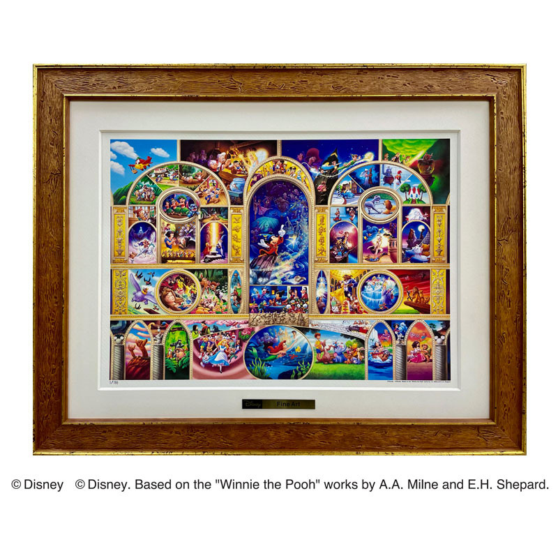 MART IN ERE 『GIFT OF HUNNY』 ディズニーアート 版画 MART IN ERE