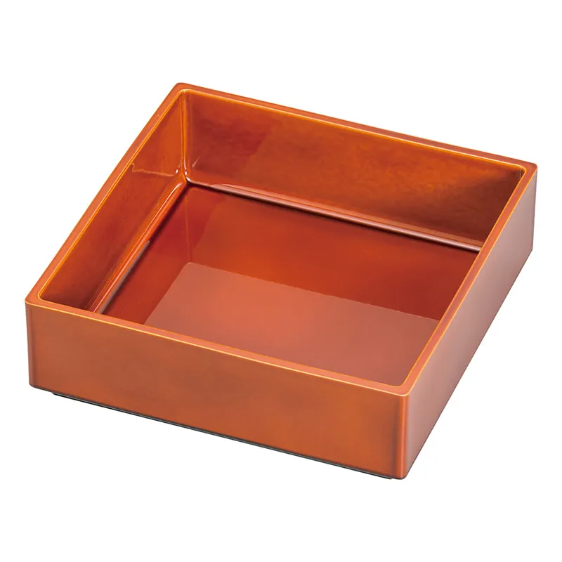 骨董品寿雲刀漆器茶櫃 角丸四角箱