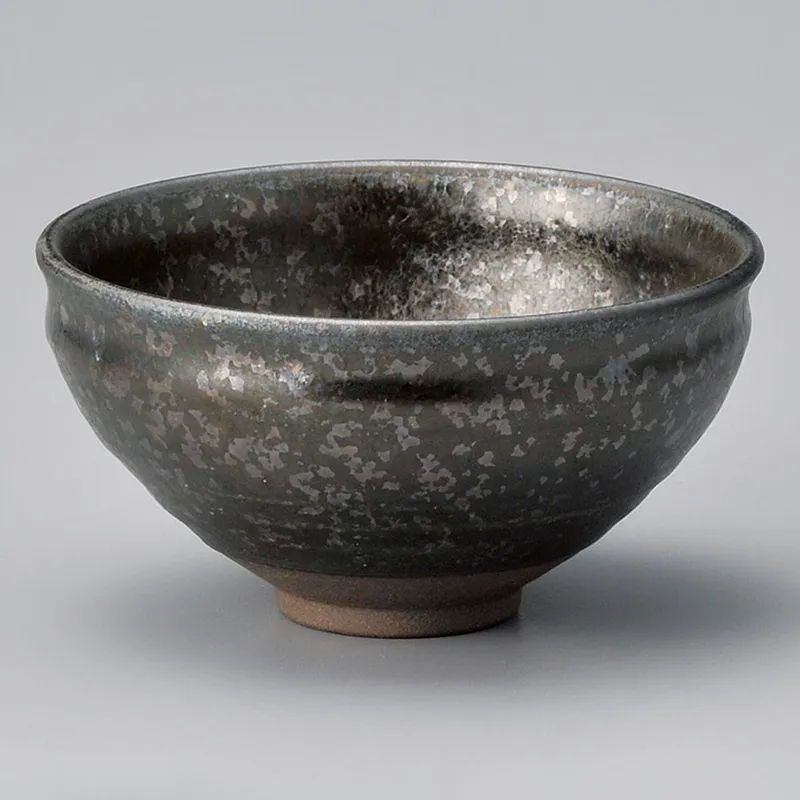 鉄結晶京型抹茶碗(抹茶碗)|食器通販の陶磁庵