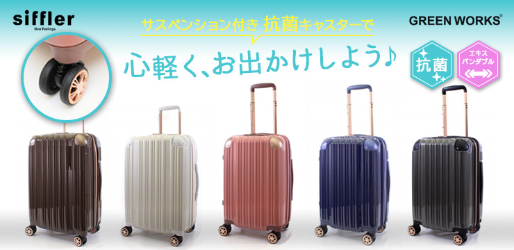シフレ siffler グリーンワークス GRE2253-48 (32～39L) 機内持ち込み