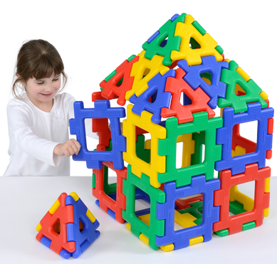 東京書籍】ポリドロン:図形学習 遊具・玩具・教具（Polydron）