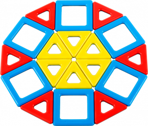 東京書籍】ポリドロン:図形学習 遊具・玩具・教具（Polydron）