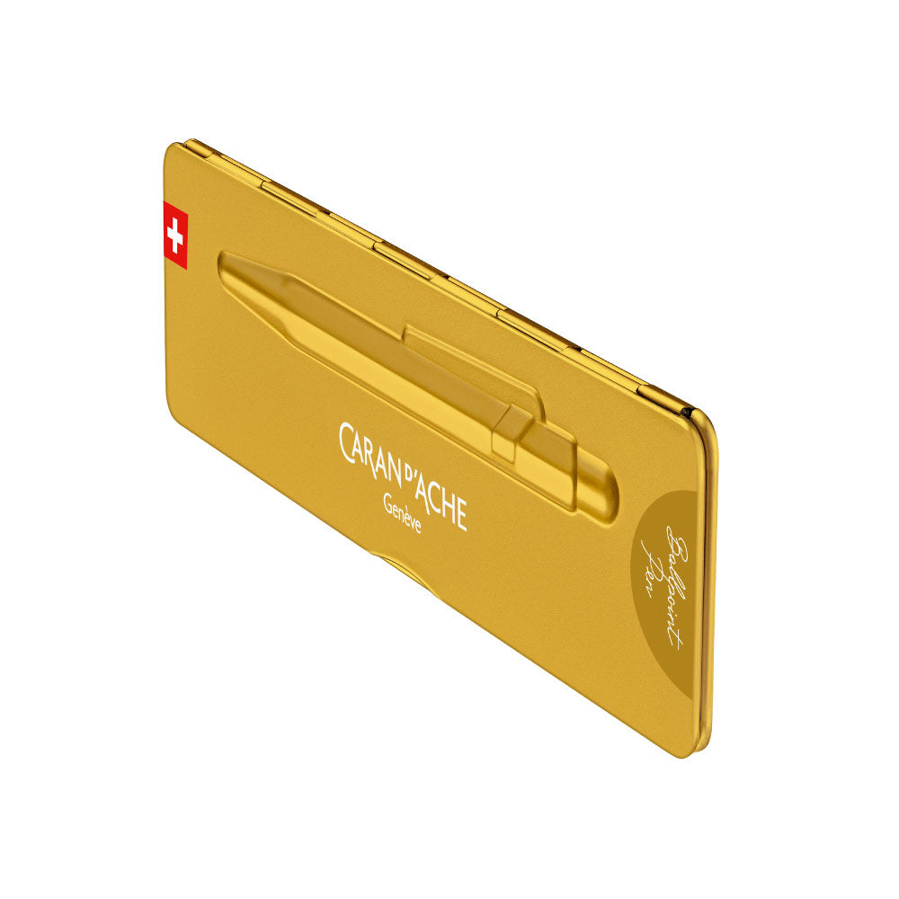 Caran d'Ache 849 カランダッシュ Gift Line ゴールドバー ボールペン