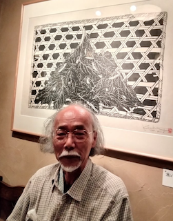 引き取り限定田中清版画Bamboo