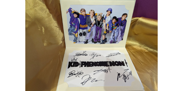 川口蒼真 千社札 直筆サイン入り KID PHENOMENON キドフェノ