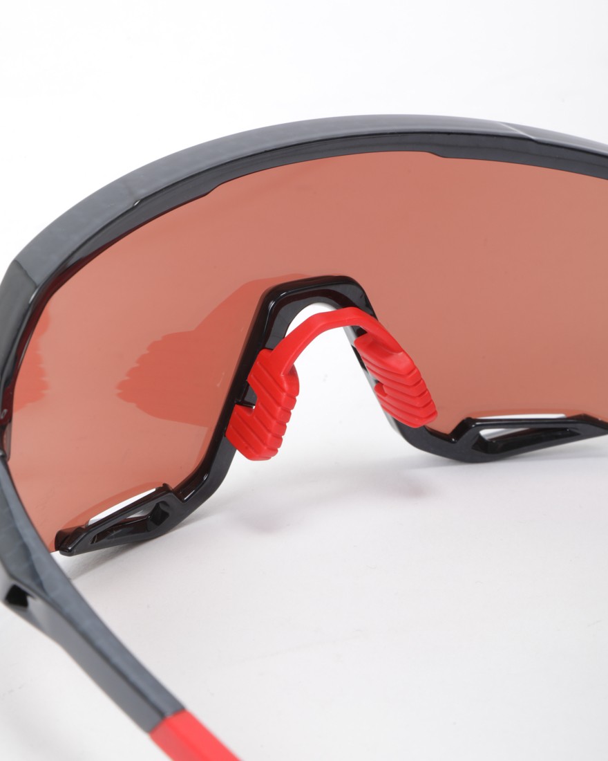 100% レッドミラーレンズ サングラス ケース付き R 赤 スポーツ