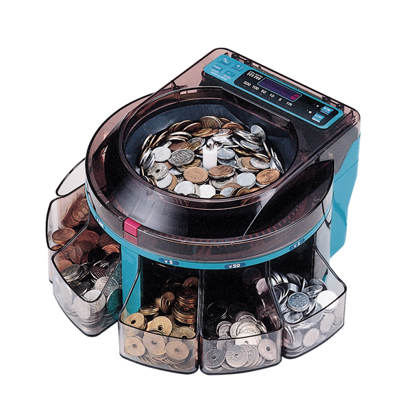 コインソーター (電動小型硬貨選別機) SCS-200 ｜ 商品紹介 ｜ 株式