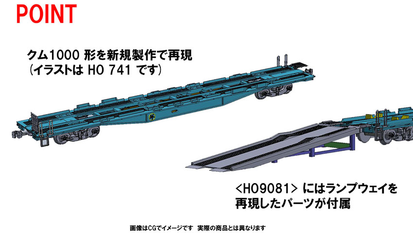 私有 クム1000・1001形貨車セット ｜製品情報｜製品検索｜鉄道模型