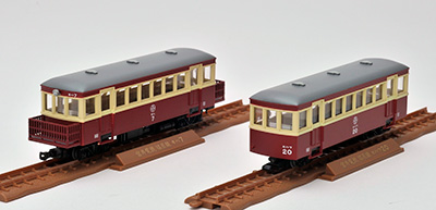 富井電鉄 猫屋線 キハ1・ホハフ50形・ハ51 4両セット 富井電鉄 猫屋線