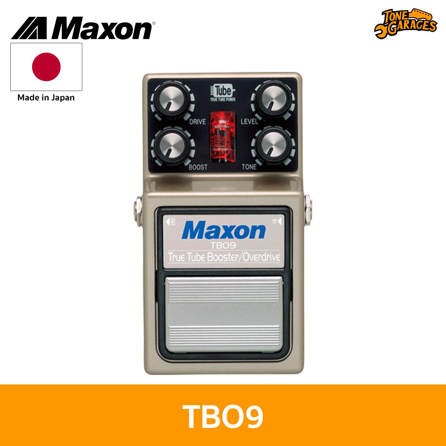 Maxon TBO-9 True Tube Booster Overdrive Effect – Tone Garages