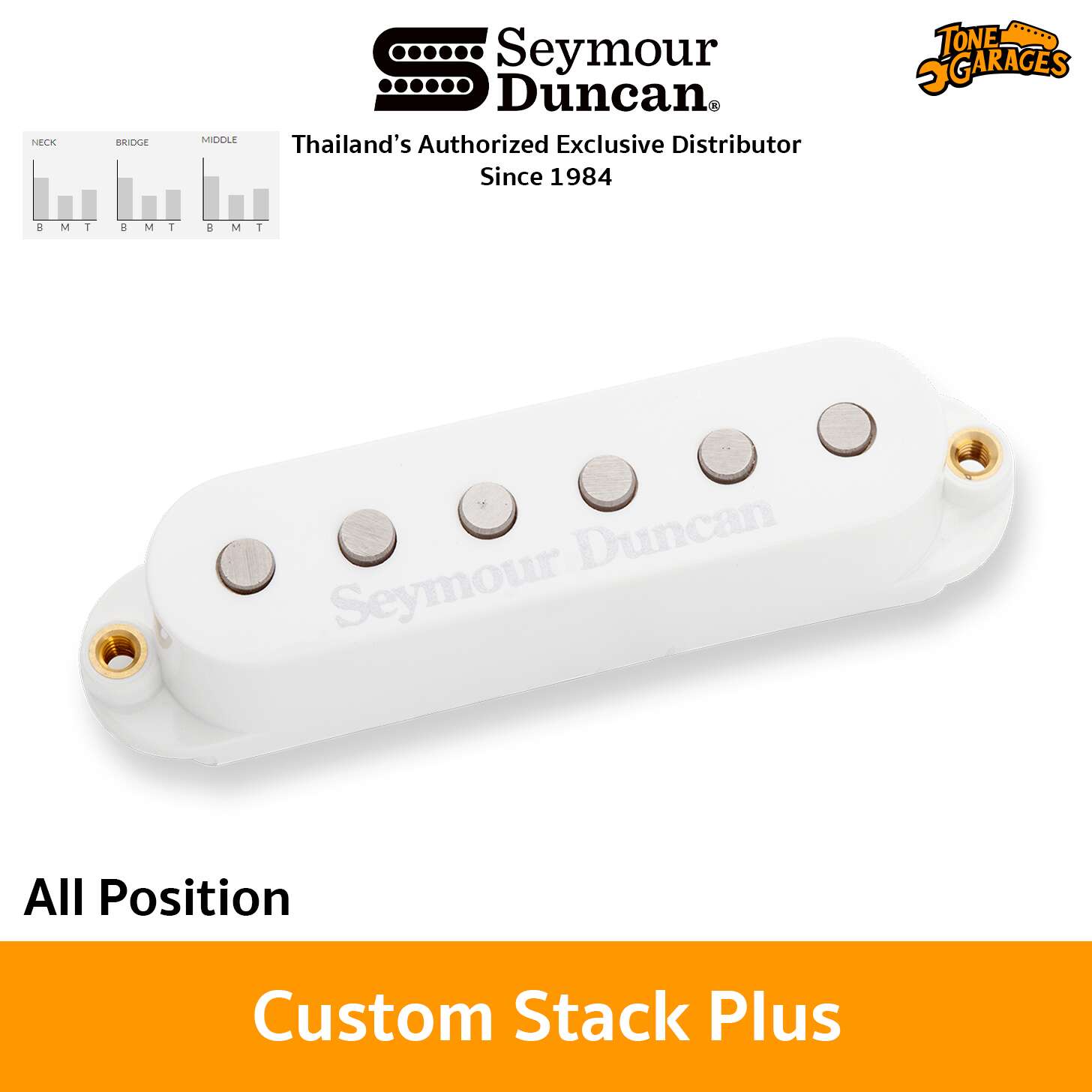 Seymour Duncan Custom Stack Plus Strat (STK-S6) – Tone Garages