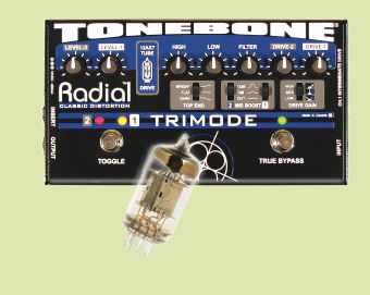 Radial Tonebone Tri-Mode Tube Distortion:Guitars, Pedals Amps Effects