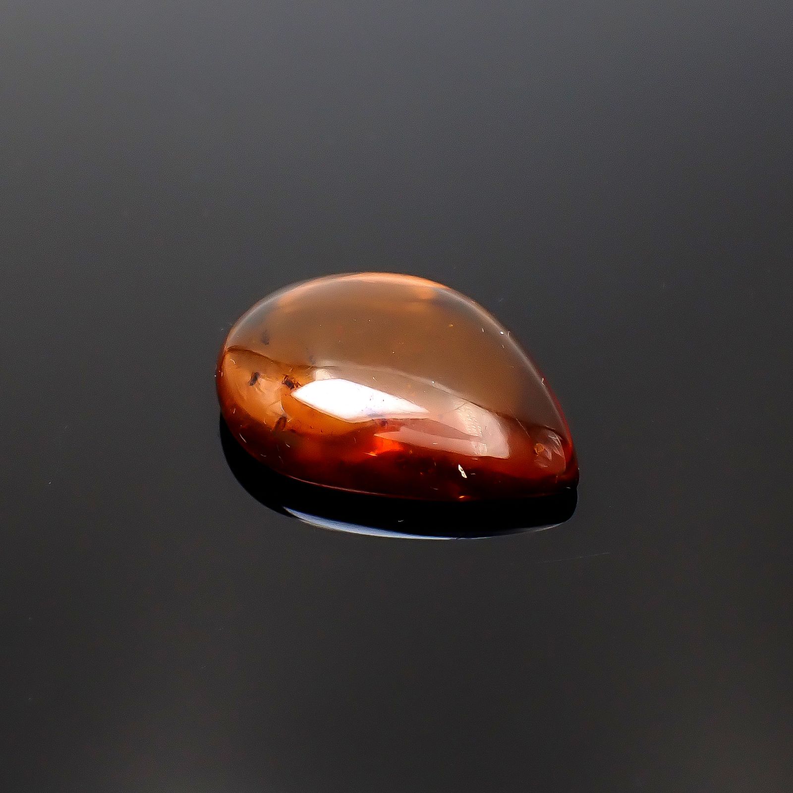 虫入り琥珀 コロンビア産 24.13ct / 35.6x27.2mm前後 [221018551