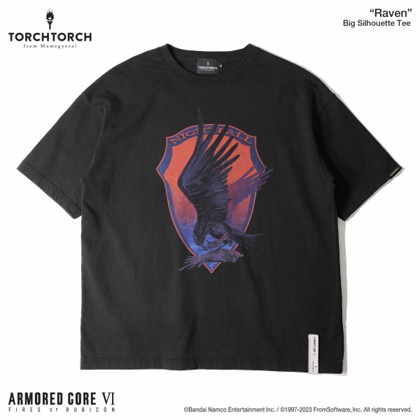 Raven” Big Silhouette Tee | TORCH TORCH