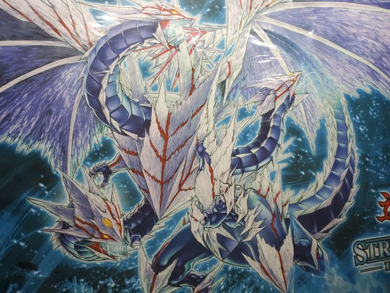 遊戯王 氷結界の龍トリシューラ プレイマット 北米版 遊戯王 氷結界の