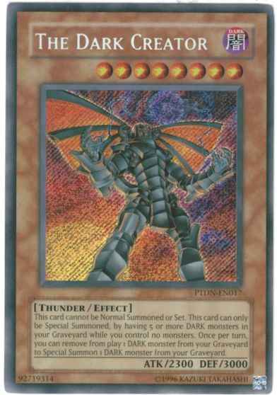 遊戯王】 ダーク・クリエイター 英語版 Unlimited PTDN-EN017 Secret