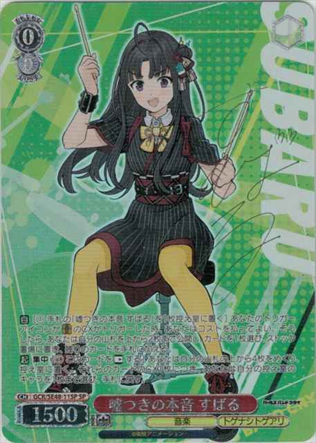 ヴァイス 最安値 ガルクラ SP サイン 嘘つきの本音 すばる ヴァイス