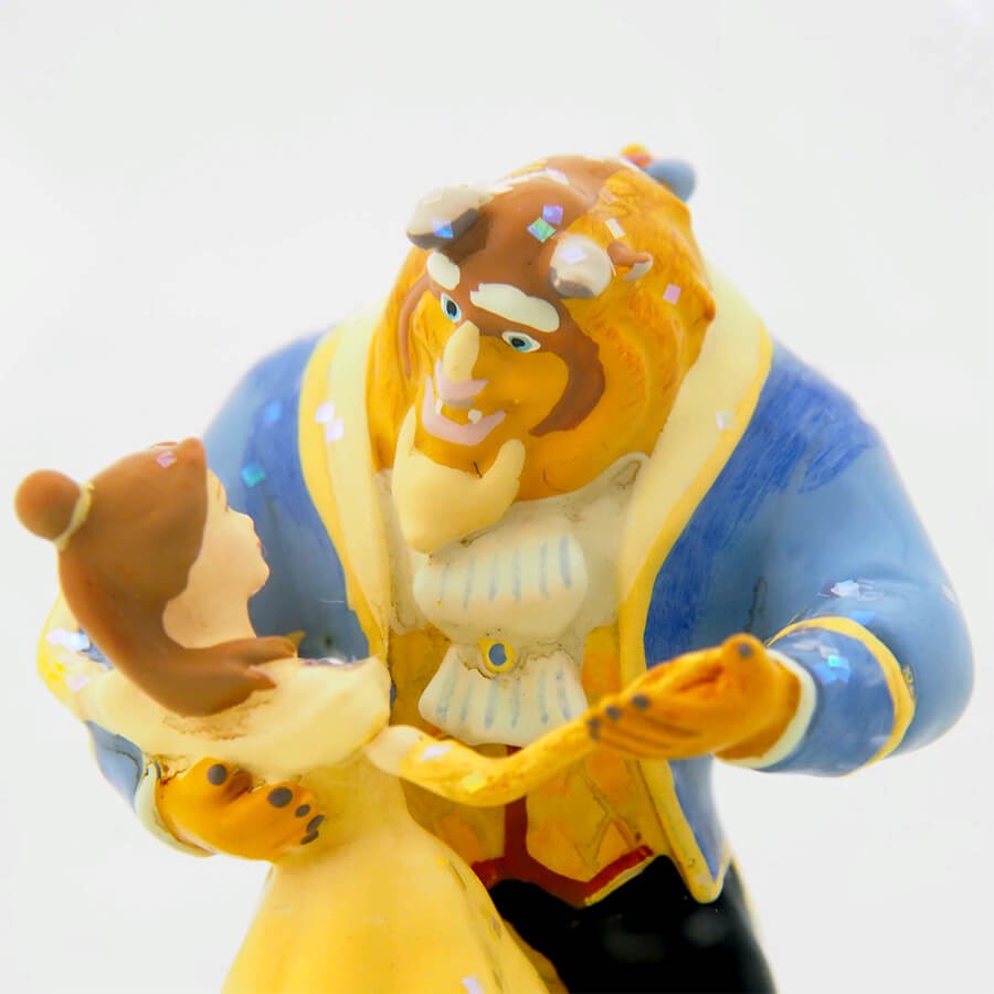 ディズニー 美女と野獣 スノードームフィギュア ベルとビーストの部屋